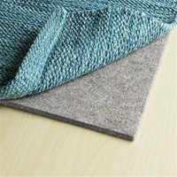 Tapis de sol en feutre antidérapant de haute qualité, coussin de préhension rembourré pour sols en bois dur sous tapis