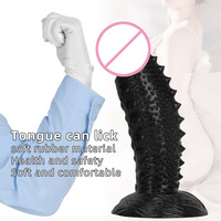 Tapón Anal con Púas, Juguete Sexual de Masturbación, Dildo Realista de PVC Suave para Mujeres