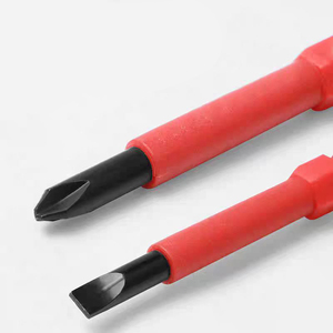 1 <span class=keywords><strong>tournevis</strong></span> d'<span class=keywords><strong>électricien</strong></span>, poignée entièrement isolée, résistance à la tension 1000V, test d'isolation professionnel. - Product Image 6