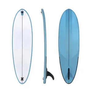 Soft Top Epoxy Standup Sup Paddle Board Surfboard With Fins Eva