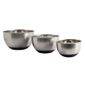 Thicker Stainless Steel Mixing <b>Bowl</b> Set <b>with</b> Non-Slip Base and Graduated Markings BPA-Free and Eco-Friendly for Parties - Product Image 4