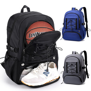 Sac à dos de sport unisexe Oxford avec bretelles courbées - Capacité 20-35L pour tennis, badminton, <span class=keywords><strong>basketball</strong></span>, football, baseball - Compartiment sec/humide - Product Image 4