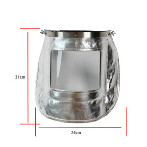 Pantalla de protección laboral de alta temperatura Máscara de aislamiento de PC de fundición de acero y <span class=keywords><strong>aluminio</strong></span> <span class=keywords><strong>para</strong></span> cascos de soldadura - Product Image 1
