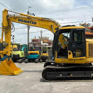 Excavatrice Komatsu PC138US d'occasion de 13 tonnes, modèle 2022, 90% neuve, bon état, avec moteur, boîte de vitesses, pompe, PLC, composants d'origine à vendre - Product Image 2