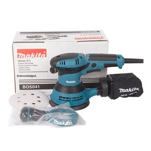 Levigatrice Orbitale a Disco Originale Makita per Lavorazione del Legno, Carta Abrasiva, Levigatura Pareti, Stucco, Macchina Senza Polvere 220V a Velocità Variabile BO5041 - Product Image 3