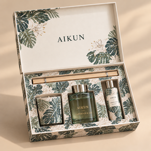 Set de Regalo de Fragancia Floral Tropical para el Hogar de Aikun Factory Direct con Difusor de Varillas, Spray Ambiental y Vela Aromática, Empaque Personalizado - Product Image 2