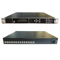 Modulateur numérique CATV 8 12 16 20 24 FTA DVB-S2 DVB-C DVB-T ATSC ISDBT Tuner au transmodulateur RF Modulateur DVB T2