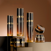 Bouteilles en verre cosmétiques personnalisées pour crème pour le visage et crème pour les yeux, différentes tailles (100 ml, 120 ml, 40 ml, 50 g)
