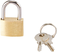 Lot de 12 mini cadenas en laiton de 20 mm, serrures à bagages avec clés, 0,7 x 1,2 x 0,25 pouces