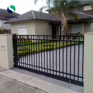 Porte coulissante motorisée en acier, grande surface au sol, en aluminium, fonctionnement électrique automatique, standard, clôture de jardin, cour personnalisée - Product Image 3