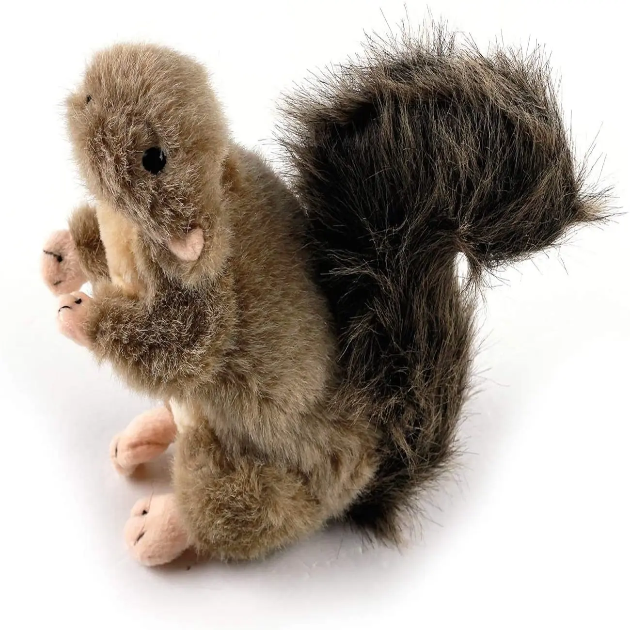 N01 AFP realistic squirrel pet puppy chewing toy interactive pet dog stuffed durable squeaky chew plush toys for dogs