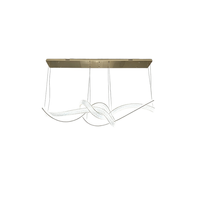 Lustre en cristal italien de luxe léger, suspension artistique haut de gamme pour table à manger de villa, îlot de cuisine et bar