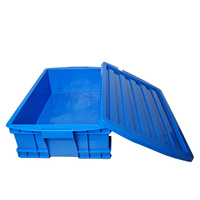 Caisse/boîte en plastique industrielle résistante de haute qualité pour des entrepôts boîte empilable recyclable empilable