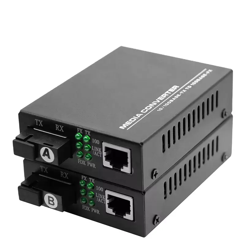 1000Mbps A/B Gigabit Fiber Optical Media Converter 10/100/1000Mbps Media Converter Switch Fiber transceiver