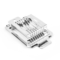 Home Accessories Multi-functional Creative 430 Stainless Steel Egg Fruit Cutter Slicer Multi-purpose Kitchen Slicer Tool