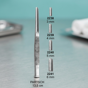 Ciseaux à os en acier Partsch 13,5 cm pour usage dentaire, manuels et réutilisables - Product Image 2