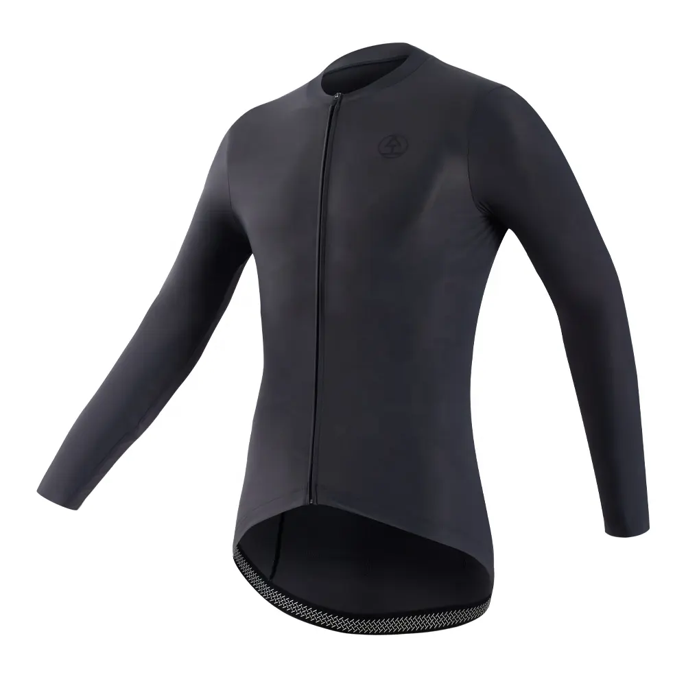 Autumn Spring Cycling Wear Team Custom Breathable Dyed Fabric Bike Uniform Man Longsleeve Mountain Bike Jersey