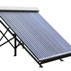 Non-pressurized vacuum tube solar collector for industrial solar water heater heating system