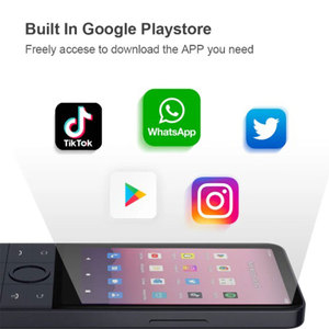 สมาร์ทโฟน Qin F22 Pro ระบบปฏิบัติการ Android 12 หน้าจอสัมผัส 3.54 นิ้ว ความจุ 4+64GB แบตเตอรี่ 2150mAh กล้อง 8MP รองรับ 4G โทรศัพท์มือถือดีไซน์เรียบง่าย ฟีเจอร์โฟนอัจฉริยะ - Product Image 3