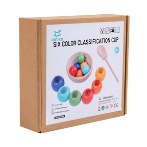 Juego de <span class=keywords><strong>Bolas</strong></span> y Vasos Educativos Montessori de <span class=keywords><strong>Madera</strong></span> en Oferta, con <span class=keywords><strong>Colores</strong></span> Personalizados para Niños de 2 a 14 Años - Product Image 5