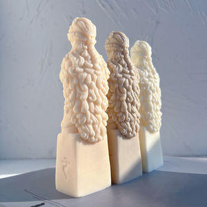 Symboles <span class=keywords><strong>Femme</strong></span> <span class=keywords><strong>Buste</strong></span> <span class=keywords><strong>Bougie</strong></span> Moule avec Déesse Statue Silicone Moules Beauté Sculpture Art Grec Cire Outil - Product Image 5