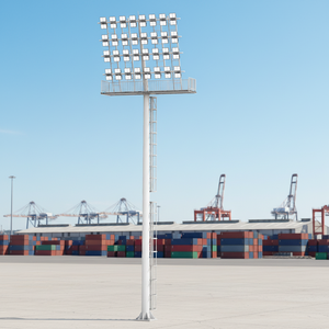 Torre de Iluminación LECUSO de Gran Altura (25-35m) para Campos Deportivos, Acero/Galvanizado, Vida Útil de Más de 20 Años, Garantía de 10 Años - Product Image 1