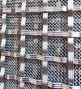 Maille de fil métallique tissée en acier inoxydable de qualité supérieure avec des trous en forme de diamant - Insert décoratif pour la conception de maisons modernes et les meubles de luxe - Product Image 5