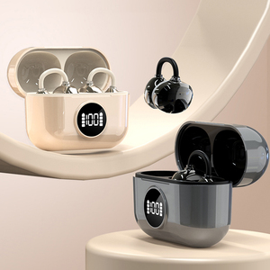 Écouteurs TWS sans fil OEM BT 5.4 à clip <span class=keywords><strong>d</strong></span>'<span class=keywords><strong>oreille</strong></span> avec <span class=keywords><strong>puce</strong></span> Bluetrum intégrée, qualité sonore stéréo, affichage numérique, étanchéité IPX-4, AAC pour - Product Image 2