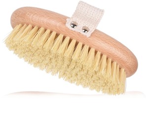 <span class=keywords><strong>Brosse</strong></span> sèche en bois de plage avec poils naturels en sisal vegan <span class=keywords><strong>pour</strong></span> le <span class=keywords><strong>brossage</strong></span> de la peau sèche, l'exfoliation des peaux mortes, la détoxification et la stimulation de la circulation. - Product Image 1