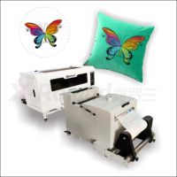 Nouvelle imprimante DTF à encre pigmentée automatique A3 300 mm à faible bruit pour I3200 2 têtes, impression textile sur matériaux flexibles et t-shirts