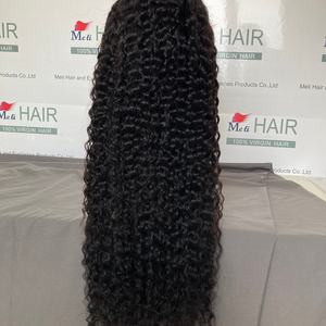 Peluca de Cabello Brasileño 13x6 con Encaje Frontal Completo, 180% de Densidad, con Cabello de Bebé, Sin Pegamento, Nudos Pequeños, Pelucas Rizadas de Alta Calidad - Product Image 3