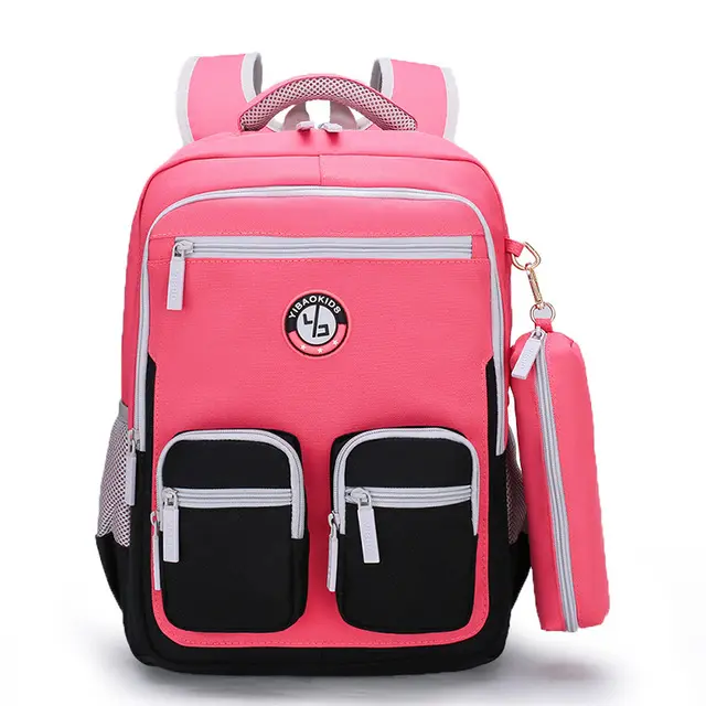 Customize Logo schoolbag Lovely Kids backpack set Bookbag with pencil Bags school supplies