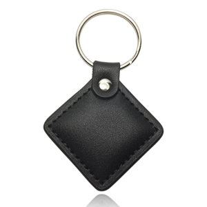 Em tk4100 OEM trống da Key Fob thông minh kiểm soát truy cập 125Khz RFID Keychain <span class=keywords><strong>keyfob</strong></span> - Product Image 3