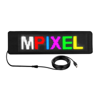 Letrero LED Flexible Programable, Control por Aplicación Bluetooth, SDK, Brillo Personalizable, Color RGB 1000cd, para Tiendas Minoristas y Automóviles