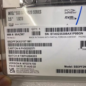 ฮาร์ดดิสก์ประสิทธิภาพสูง HPE 3.84TB NVMe Gen4 P51455 B21 สำหรับการอ่านหนัก SFF BC U.2 P5520 SSD รับประกัน 1 ปี - Product Image 2