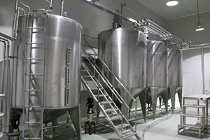 Fresh Milk From Farm Stirred Yogurt Production Line Dairy Processing Line