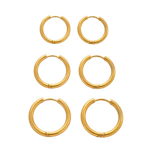 Nuevos Pendientes de <span class=keywords><strong>Aro</strong></span> Pequeños de Acero Inoxidable para <span class=keywords><strong>Hombre</strong></span> y Mujer, Joyería para Perforaciones de Cartílago, Pendientes <span class=keywords><strong>Hombre</strong></span> Mujer - Product Image 1