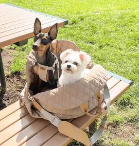 Quilted Pet <strong>Carrier</strong> Bag Multifunctional <strong>Dog</strong> Travel Bed Portable Handbag Car Seat <strong>Carrier</strong> for <strong>Small</strong> <strong>Dogs</strong> Cats - Product Image 6