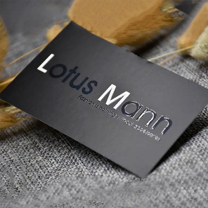 Cartes de visite personnalisées 3D UV Relief Offset Imprimé Brillant Estampage à Chaud Logo Feuille d'Or Mat PVC Cadeau Carte de Voeux Merci - Product Image 4