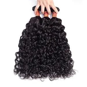 Оптовая продажа от одного донора, плетеные натуральные необработанные волосы Remy с толстым концом, вьетнамские волнистые волосы