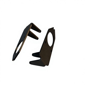 Piezas de Torneado CNC de Precisión de 5 Ejes Personalizadas, Articulación de Brazo Robótico, Enlace Curvo, Soporte de Aluminio, Montaje Anodizado en Negro - Product Image 2