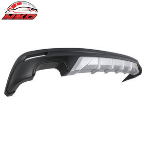 สำหรับ Toyota Camry 2018-2024 ดิฟฟิวเซอร์กันชนหลังแบบไม่ทาสี สีดำและสีเงิน วัสดุ PP คุณภาพสูง ชุดแต่ง - Product Image 4