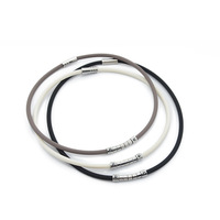Thérapie magnétique anti-fatigue exercice anti-rayonnement Énergie ionique négative Chaîne en titane Soins de santé Collier d'alimentation