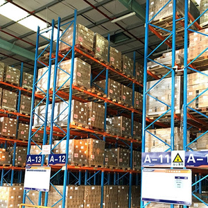 Supports de stockage Hauteur réglable Supports de stockage en entrepôt Support de stockage de palettes en acier métallique robuste Rayonnage pour cargaison de poids important - Product Image 4