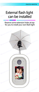 Matrimoni digitali Vintage: guscio di cabina fotografica DSLR iPad-Flash, metallo <span class=keywords><strong>e</strong></span> 360 ° RGB per incontri intimi - Product Image 4