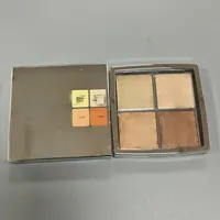 Palette de maquillage professionnelle 4 couleurs pour le visage : illuminateur et blush, pour un visage éclatant