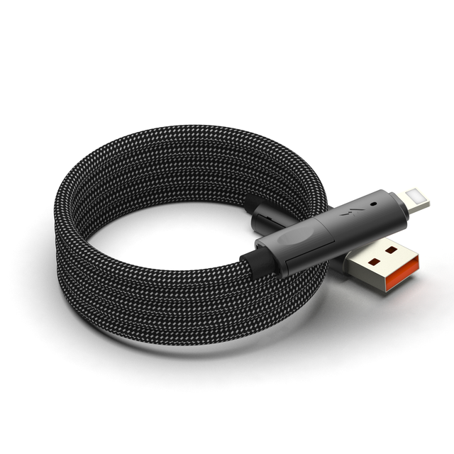 4 in 1 Premium Nylon Braided USB Fast Charging Cable PD 60W Type C Male to Male Data Charging Cable for Phone Laptop