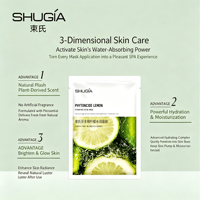 Masque facial au citron Phytoncid, revitalise et repulpe la peau, booste l'éclat de la peau, hydratation intense, OEM disponible