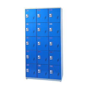 Casillero Metálico Industrial de Dos Colores y 15 Puertas, Anticorrosión, con Cierre Automático, Seguridad Multibloqueo, Fácil Montaje - China - Product Image 1