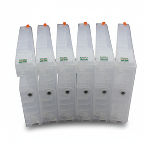 Cartouche <span class=keywords><strong>d</strong></span>'<span class=keywords><strong>encre</strong></span> rechargeable 6 couleurs WEL-TRY T7811 T7812 T7813 T7814 T7815 T7816 avec puce pour imprimante <span class=keywords><strong>Epson</strong></span> Fujifilm DX100 Resetter - Product Image 4